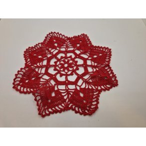 Juletrstppe/dug  (hndlavet) diameter 22 cm