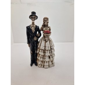 Skelet brudepar i resin (ny)