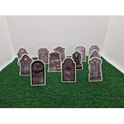 Gravsten i kraftig karton. Hjde ca 6 cm (ny)