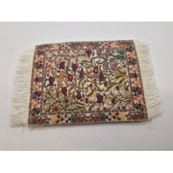 Tppe med dobbelt klbende bagside (brugt/som nyt) 13 x 8 cm