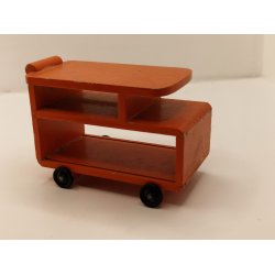 Rullebord i tr (vintage)