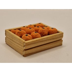 Trkasse med appelsiner (brugt/som ny)