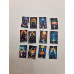 12 stk forskellige tarotkort (hndlavet)