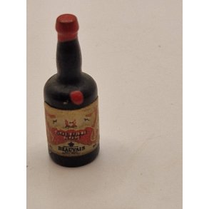 Solbr rom flaske i tr (vintage)