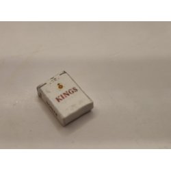 Hvide Kings ske i kraftig karton (hndlavet)