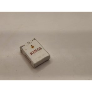 Hvide Kings ske i kraftig karton (hndlavet)