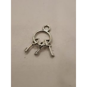 Nglering med 3 ngler i metal.