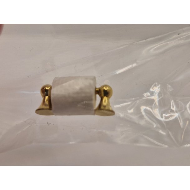 Toiletrulle holder i "guld" (ny)