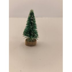 Meget lille juletr med sne (nyt)