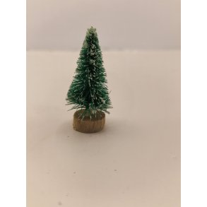 Meget lille juletr med sne (nyt)