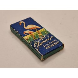 Flamingo stoffarve ske i tr (vintage)