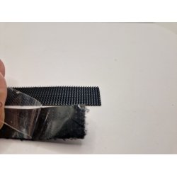Sort velceo med dobbelt klbende tape (nyt)