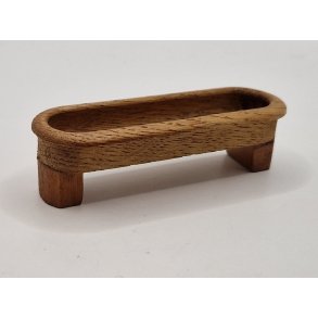 Blomster kumme i tr (vintage)