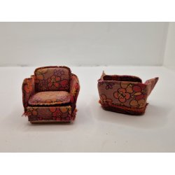 1 stk Lnestol til dukkehus scala 1:16/18 (brugt)