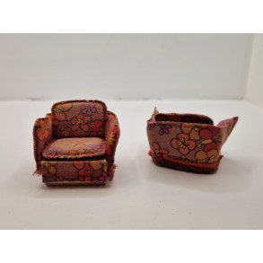 1 stk Lnestol til dukkehus scala 1:16/18 (brugt)