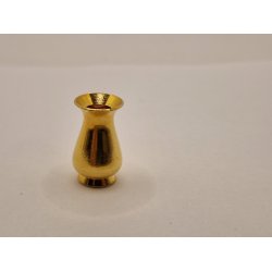 Vase i metal (brugt/som ny)