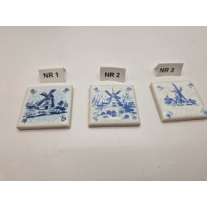 1 stk Hollandsk flise (brugt/fin stand)