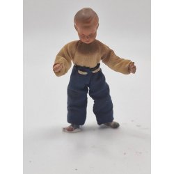 Caco dukke barn (vintage) 5,5 cm