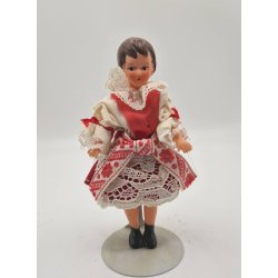 Ari dukke i national dragt (vintage ca 1950'erne) 10,5 cm
