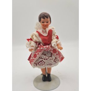Ari dukke i national dragt (vintage ca 1950'erne) 10,5 cm