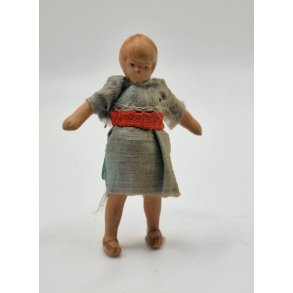 Caco dukke barn (vintage) 6,5 cm