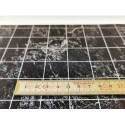 Sort "marmor" tapet med relief