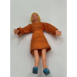 Lundby dukke dame (vintage) 9 cm