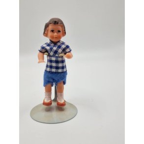 Ari dukke i gummi. Tysk  (Vintage/meget fin stand) 8 cm