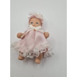 Baby dukke i porceln (brugt/som ny)