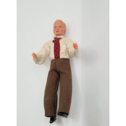 Caco dukke mand fra 1950/60'erne (vintage) 9,5 cm