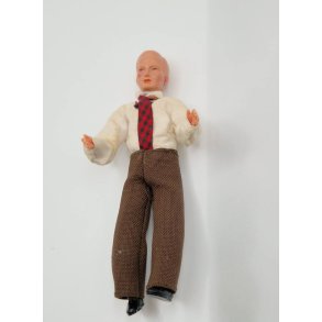 Caco dukke mand fra 1950/60'erne (vintage) 9,5 cm