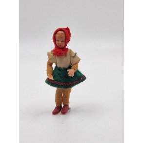 Caco dukke barn (vintage) 5,6 cm