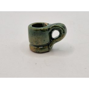 Grnt keramik krus (hndlavet)