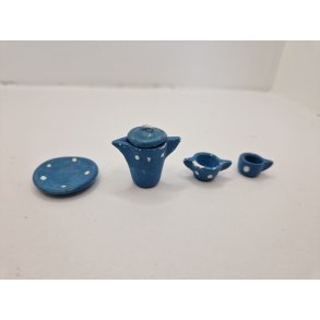 Bl malet keramik st (vintage)