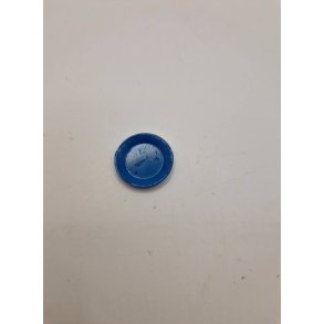 Bl tallerken i plastik (vintage)  1,8 cm