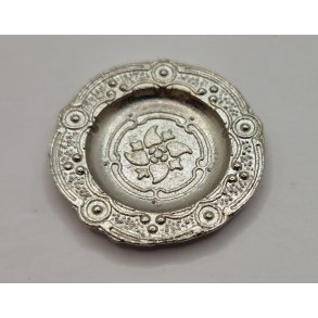 Tallerken i metal (ny) 2,5 cm
