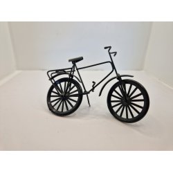 Sort herre cykel i metal (brugt)