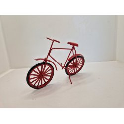 Rd herre cykel i metal (brugt)