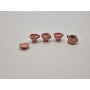 Lyserdt stel i metal (vintage)