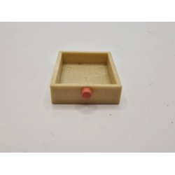 Skuffe i plastik 3,5 x 2,9 cm