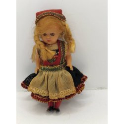 Dukke i nationaldragt (vintage)