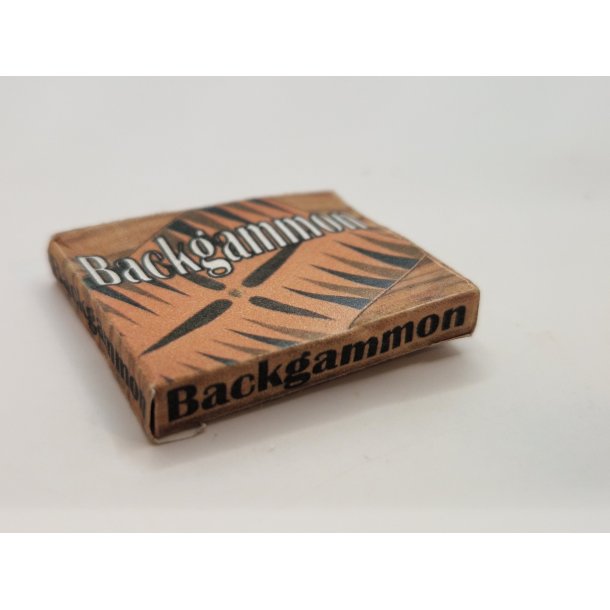 Backgammon ske i kraftig karton (hndlavet/brugt)
