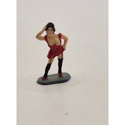 Meget lille figur i hrd plastik (brugt/vintage)