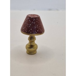 Lampe uden strm i resin (ny)