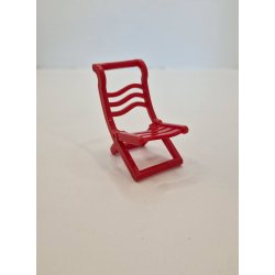 Brne klapstol i plastik (brugt)