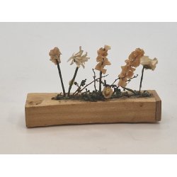Altan kasse med blomster (vintage)