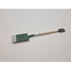 Spade i tr og grn metal (ny)