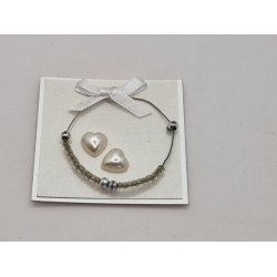 Dekorations krans med 2 sm hjerter (nyt)