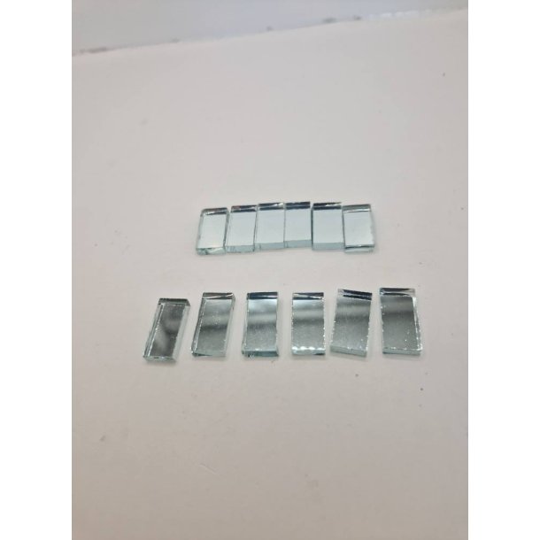 12 stk glas mosaik med sm fejl (brugt)