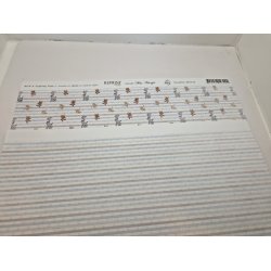 1 ark Tapet med 2 forskellige sider 30x30 cm